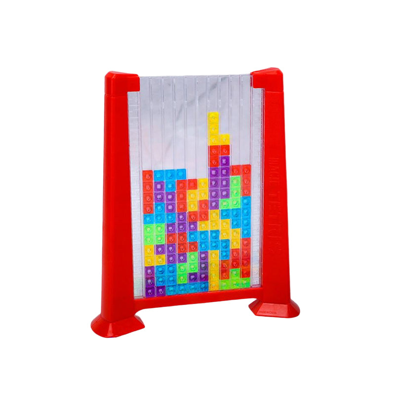 Blockpuzzle | Kinder Lernspiel Tetris Stapeln Langlebig-Rot-Luzern Mode