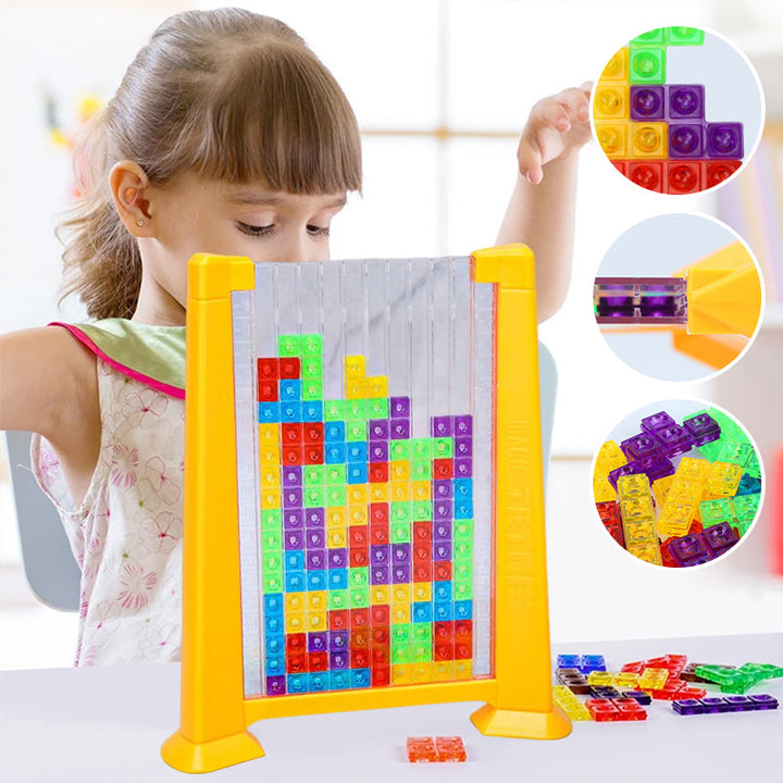 Blockpuzzle | Kinder Lernspiel Tetris Stapeln Langlebig-Luzern Mode