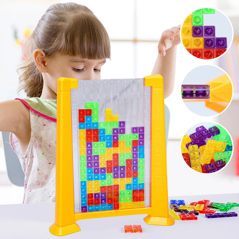 Blockpuzzle | Kinder Lernspiel Tetris Stapeln Langlebig-Luzern Mode