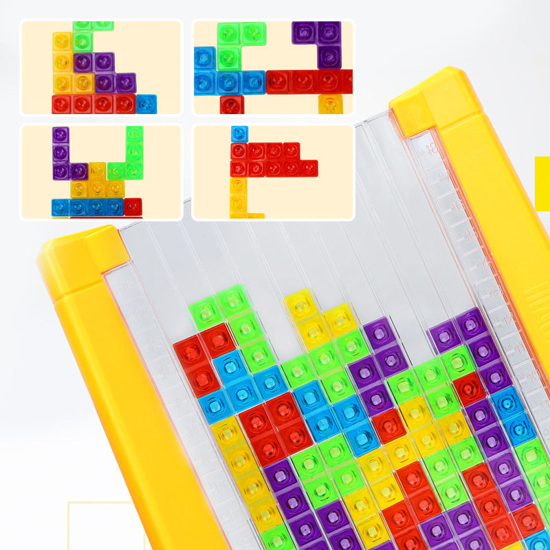 Blockpuzzle | Kinder Lernspiel Tetris Stapeln Langlebig-Luzern Mode