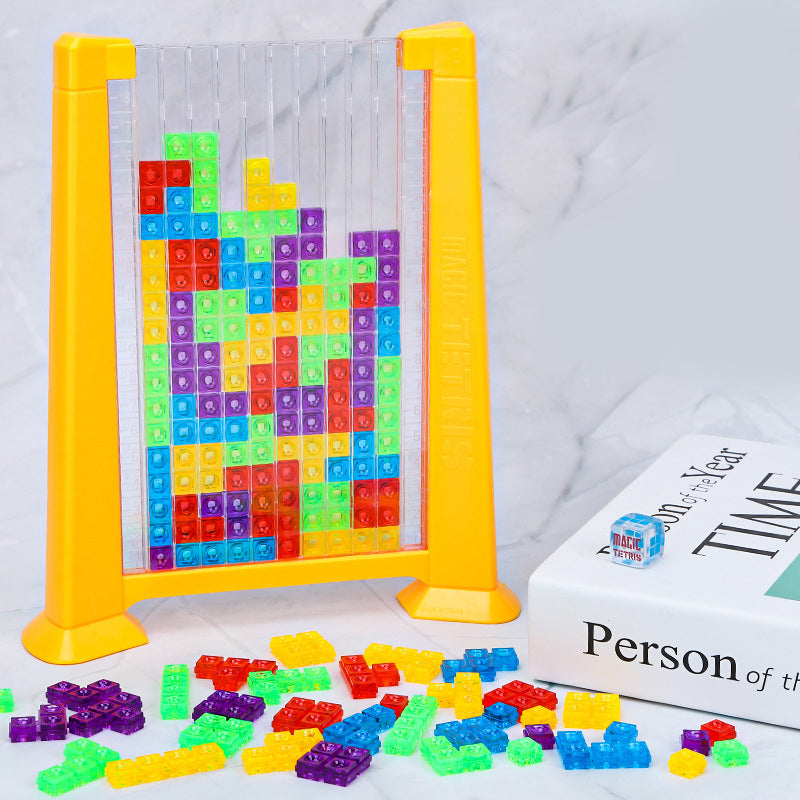 Blockpuzzle | Kinder Lernspiel Tetris Stapeln Langlebig-Luzern Mode