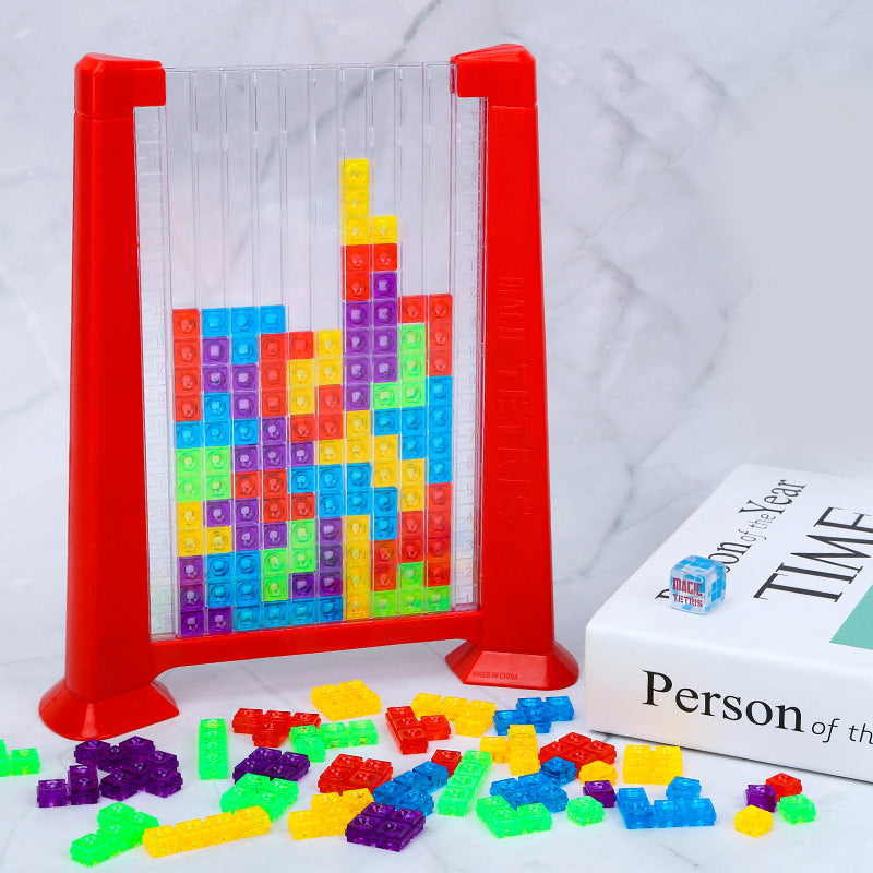 Blockpuzzle | Kinder Lernspiel Tetris Stapeln Langlebig-Luzern Mode