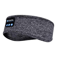 Bluetooth Stirnband Kopfhörer für Sport und Schlaf-Grau-Luzern Mode