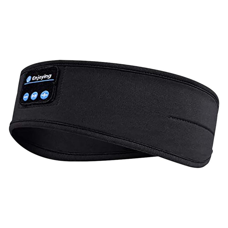 Bluetooth Stirnband Kopfhörer für Sport und Schlaf-Schwarz-Luzern Mode