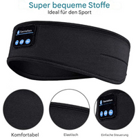 Schlafmaske | Bluetooth Weich Komfortabel Entspannend Langlebig Wiederaufladbar-Luzern Mode