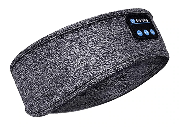 Schlafmaske | Bluetooth Weich Komfortabel Entspannend Langlebig Wiederaufladbar-Grau-Luzern Mode