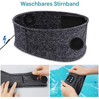 Schlafmaske | Bluetooth Weich Komfortabel Entspannend Langlebig Wiederaufladbar-Luzern Mode