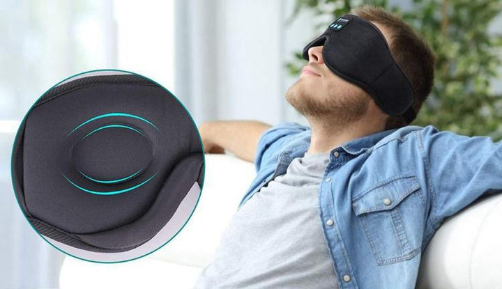Schlafmaske | Bluetooth Musik Komfortabel Entspannend Wiederaufladbar-Luzern Mode