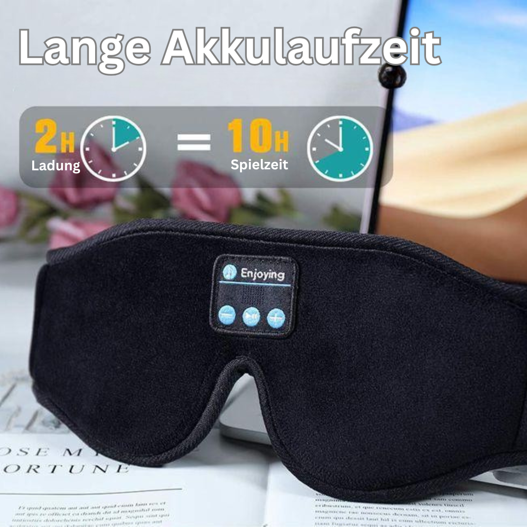 Schlafmaske | Bluetooth Musik Komfortabel Entspannend Wiederaufladbar-Luzern Mode