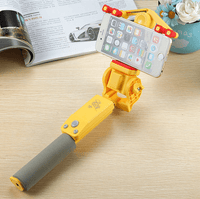Selfie-Stick | 360° Drehung | Bluetooth | Ausziehbar | Kabellos-Gelb-Luzern Mode