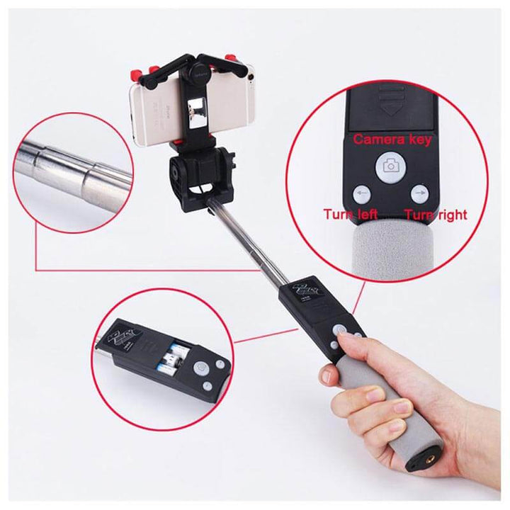 Selfie-Stick | 360° Drehung | Bluetooth | Ausziehbar | Kabellos-Luzern Mode