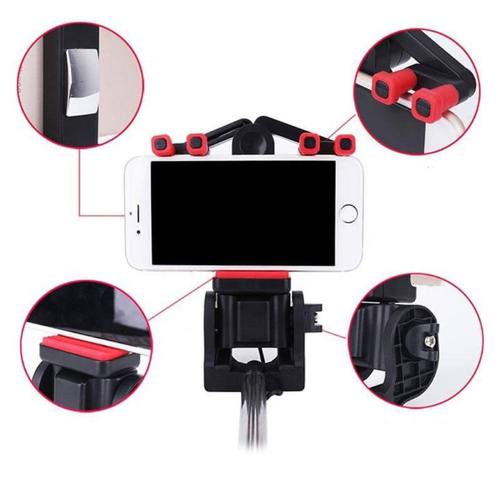 Selfie-Stick | 360° Drehung | Bluetooth | Ausziehbar | Kabellos-Luzern Mode