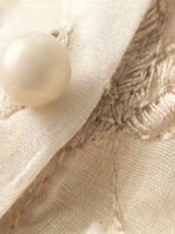 Leinenbluse Damen mit Stickerei - Elegante Sommermode-Luzern Mode