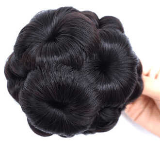 Haarklammer mit Knoten | Blumenform | Synthetisch | Hitzebeständig | Clip-Luzern Mode