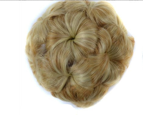 Haarklammer mit Knoten | Blumenform | Synthetisch | Hitzebeständig | Clip-Gelb-Luzern Mode
