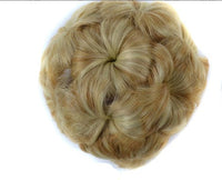 Haarklammer mit Knoten | Blumenform | Synthetisch | Hitzebeständig | Clip-Gelb-Luzern Mode