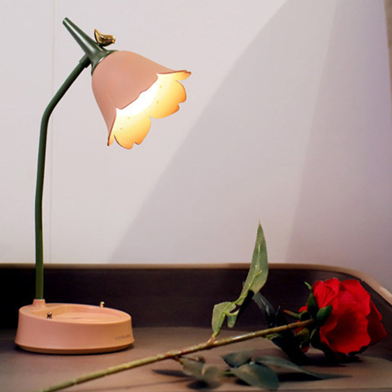 Blumenförmige Tischlampe | Bunt | Fröhlich | Nachhaltig | Sparsam-Luzern Mode