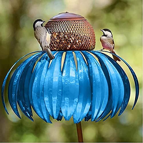 Vogelhaus | Blumenförmig Auffällig Farbenfroh Tierfreundlich-Blau-Luzern Mode