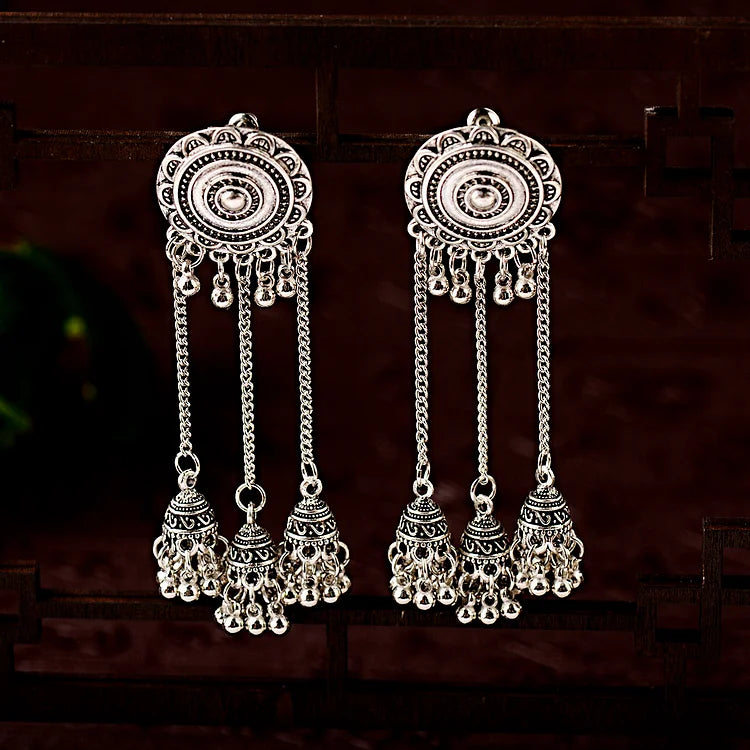 Ohrhänger | Boho Stilvoll Vielseitig Langlebig Silber Einzigartig-6-Luzern Mode