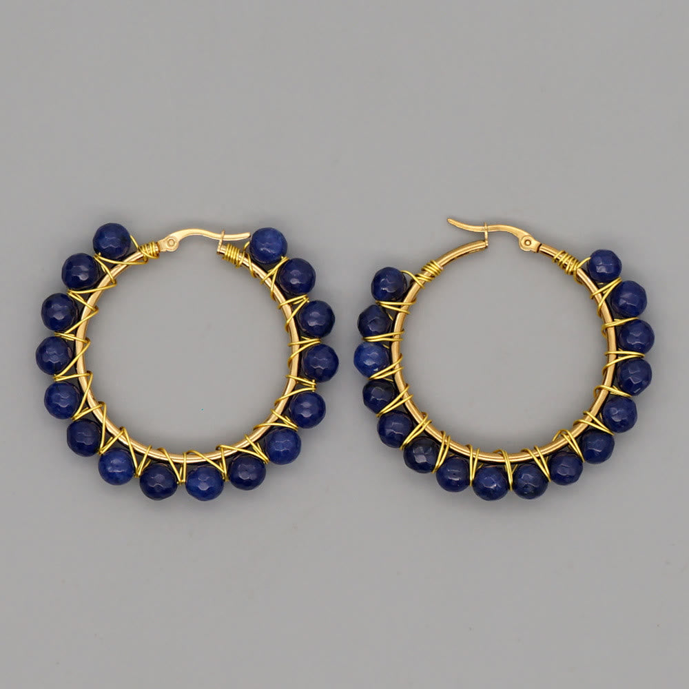 Ohrringe für Damen | Naturkristalle | Creolen | Ringe | Stilvoll-Blaustein-Luzern Mode