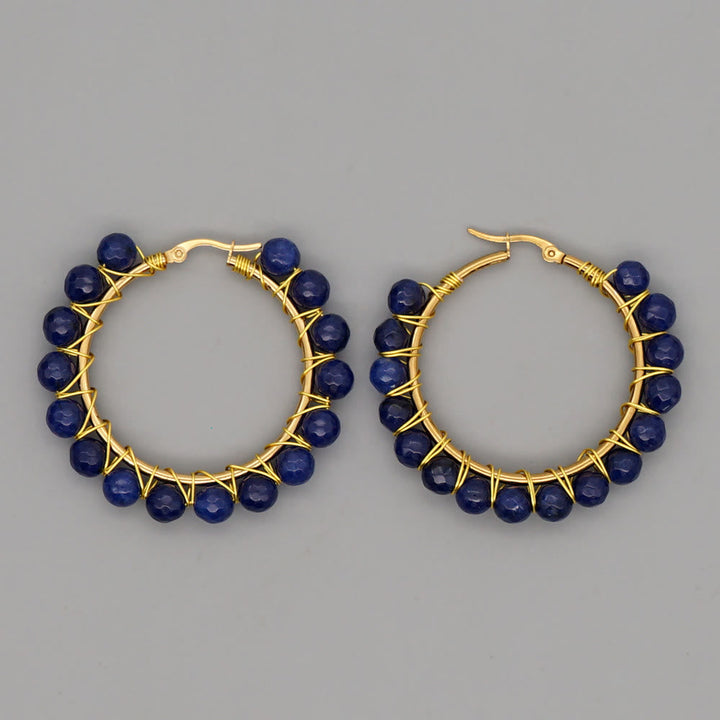 Ohrringe für Damen | Naturkristalle | Creolen | Ringe | Stilvoll-Blaustein-Luzern Mode