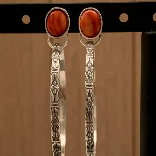 Ohrringe für Damen | Onyx | Silber | Vintage | Klassisch | Stilvoll-Luzern Mode