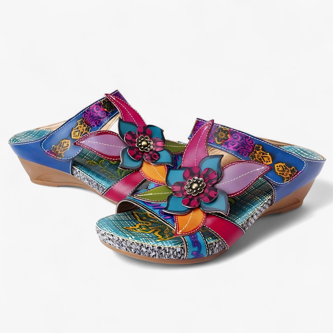 Boho-Sandalen Damen Sommer | Geflochtene Riemen | Bequemer Bohemian-Look-Luzern Mode
