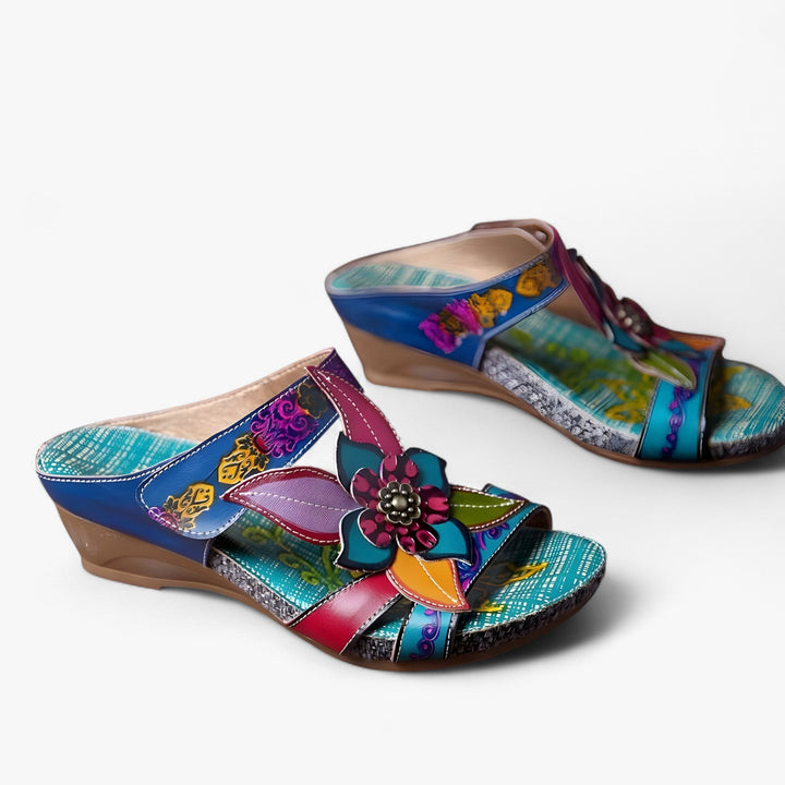 Boho-Sandalen Damen Sommer | Geflochtene Riemen | Bequemer Bohemian-Look-Luzern Mode