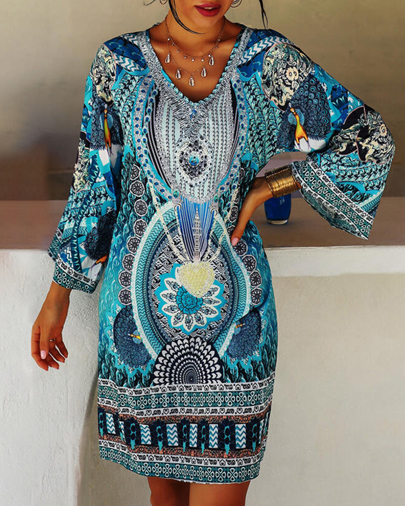 Boho Sommerkleid mit lockerer Passform – Nina