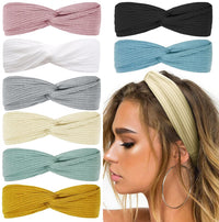 Damen Stirnband Set - Weiches, Dehnbares Haarband-Set 3-Luzern Mode