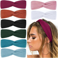 Damen Stirnband Set - Weiches, Dehnbares Haarband-Set 5-Luzern Mode