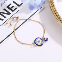 Böser Blick Armband | Gold Schutz Stilvoll Einzigartig Ethno Vielseitig-Luzern Mode