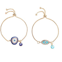 Böser Blick Armband | Gold Schutz Stilvoll Einzigartig Ethno Vielseitig-Luzern Mode