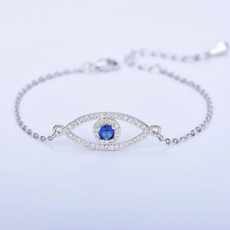 Böser Blick Armband | Stilvoll Silber Vielseitig Langlebig Türkisch Nazar-A Silber-Luzern Mode