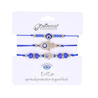 Böser Blick Armband | 3-teiliges Set Verstellbar Schützend Spirituell-Luzern Mode