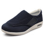 Herren Komfort-Sneaker mit Klettverschluss für Alltag-Blau-36-Luzern Mode