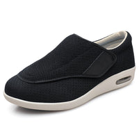 Herren Komfort-Sneaker mit Klettverschluss für Alltag-Luzern Mode