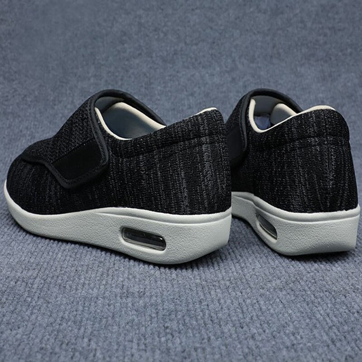 Herren Komfort-Sneaker mit Klettverschluss für Alltag-Luzern Mode