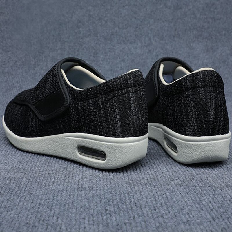 Herren Komfort-Sneaker mit Klettverschluss für Alltag-Luzern Mode
