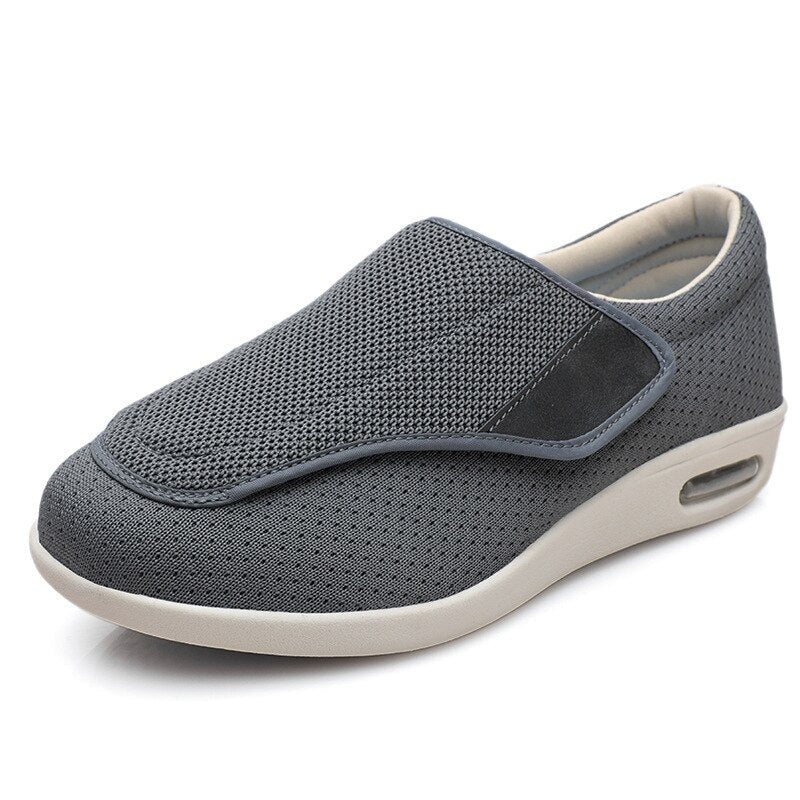 Herren Komfort-Sneaker mit Klettverschluss für Alltag-Luzern Mode