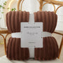 Flanell-Decke | Fleece Gestreift Weich Warm Komfortabel Vielseitig-Dunkelbraun-100x150cm-Luzern Mode