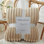 Flanell-Decke | Fleece Gestreift Weich Warm Komfortabel Vielseitig-Khaki-100x150cm-Luzern Mode