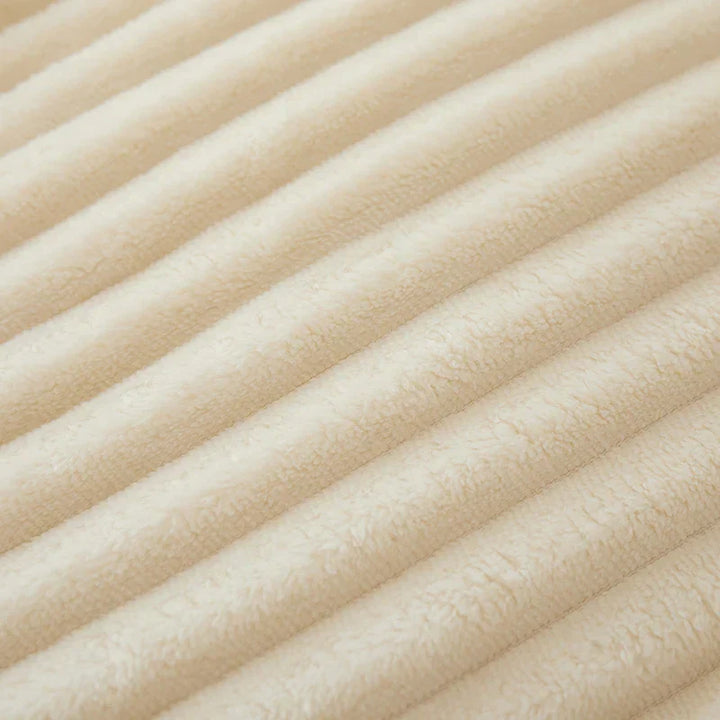 Flanell-Decke | Fleece Gestreift Weich Warm Komfortabel Vielseitig-Luzern Mode