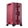 Hartschalenkoffer | Polycarbonat | 4 Universalrollen | Zahlenschloss-Rot-S (47 L)-Luzern Mode
