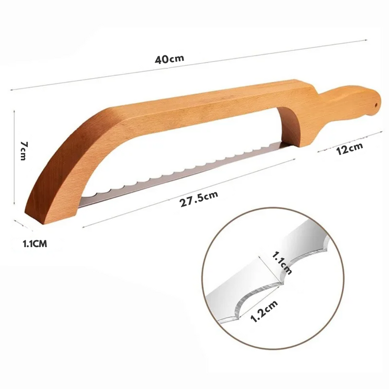 Brotmesser | Ergonomisch Langlebig Einzigartig Rutschfest Vielseitig Scharf-Luzern Mode