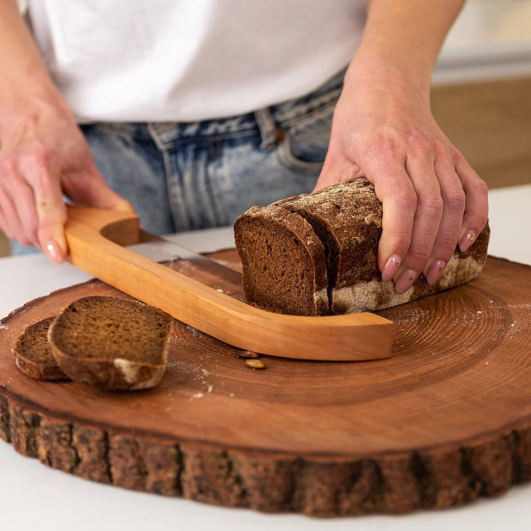 Brotmesser | Ergonomisch Langlebig Einzigartig Rutschfest Vielseitig Scharf-Luzern Mode