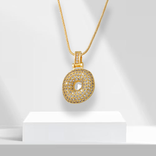 Buchstaben | Goldene Kette mit Anhänger | Langlebig | Stilvoll | Geschenk | Vielseitig-O-Luzern Mode