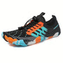 Herren Outdoor Wasserschuhe rutschfest und atmungsaktiv-Schwarz-35-Luzern Mode