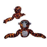 Gorilla-Plüschfigur | Bunt | Weich | Süß | Langlebig | Vielseitig-Braune Flamme-Luzern Mode