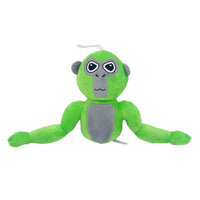 Gorilla-Plüschfigur | Bunt | Weich | Süß | Langlebig | Vielseitig-Grüner Gorilla-Luzern Mode